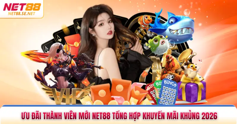 Ưu Đãi Thành Viên Mới NET88 Tổng Hợp Khuyến Mãi Khủng 2026 Ưu Đãi Thành Viên Mới NET88 Tổng Hợp Khuyến Mãi Khủng 2026
